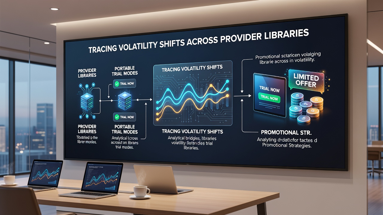 Diagram showing promotional structures influencing volatility tracking across slot providers