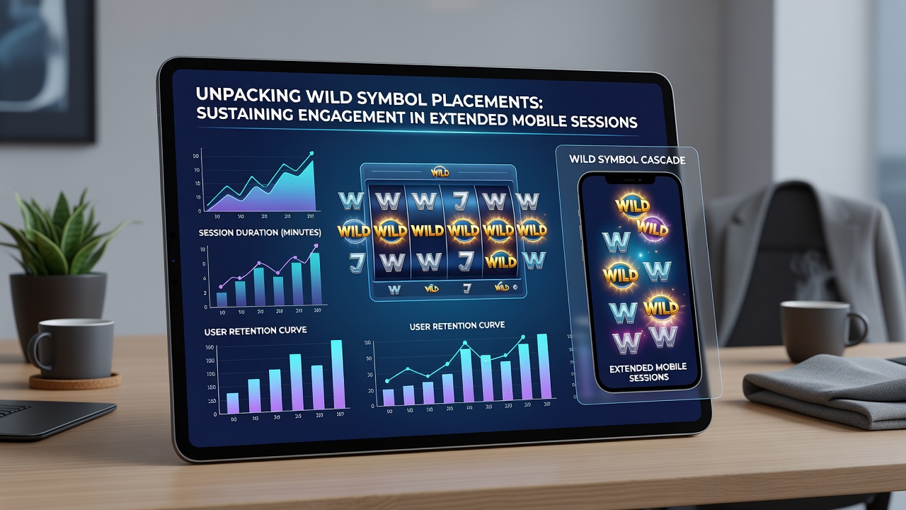 Close-up view of reels with sticky wild symbols locked in position across multiple spins on a mobile device